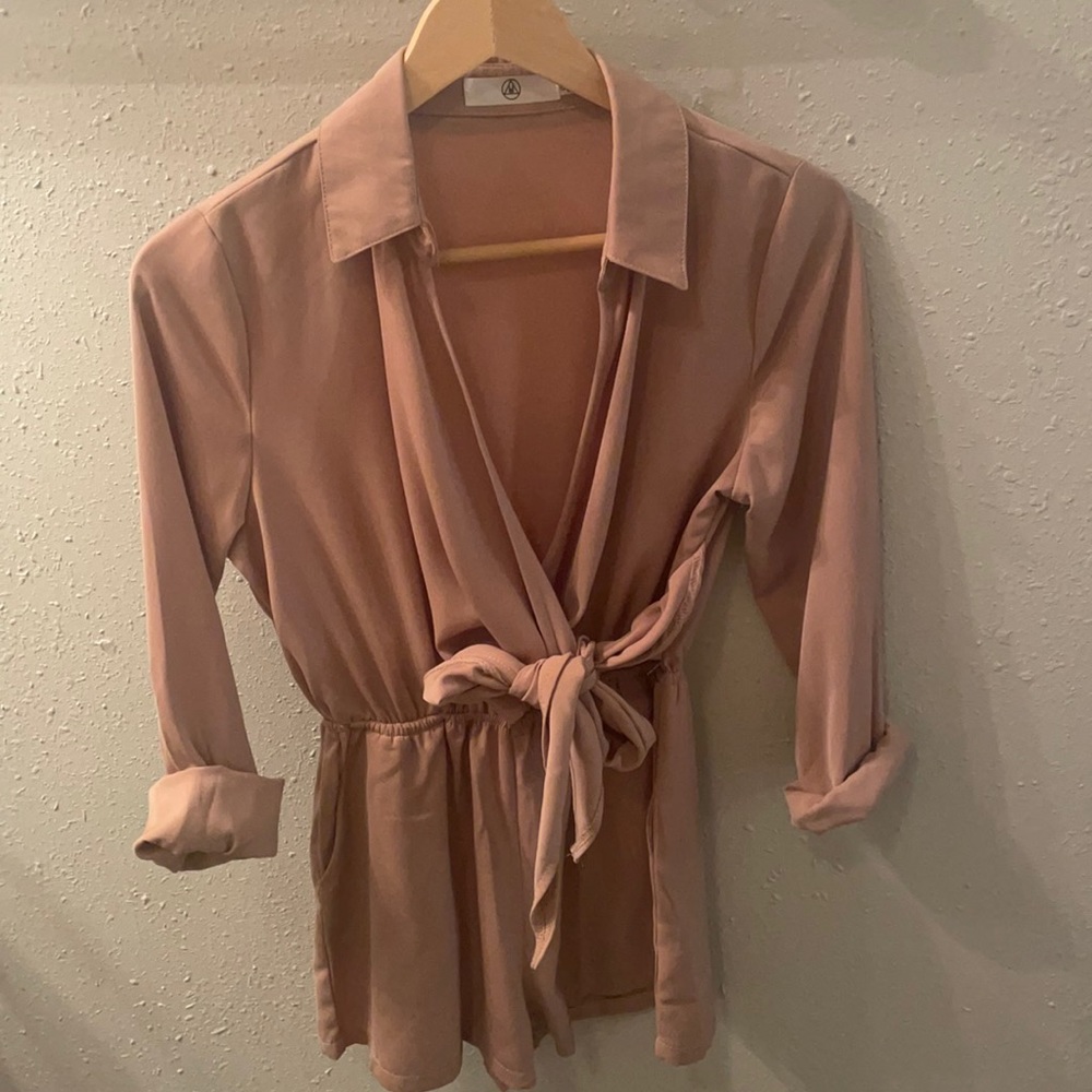 Missguided Blush Romper